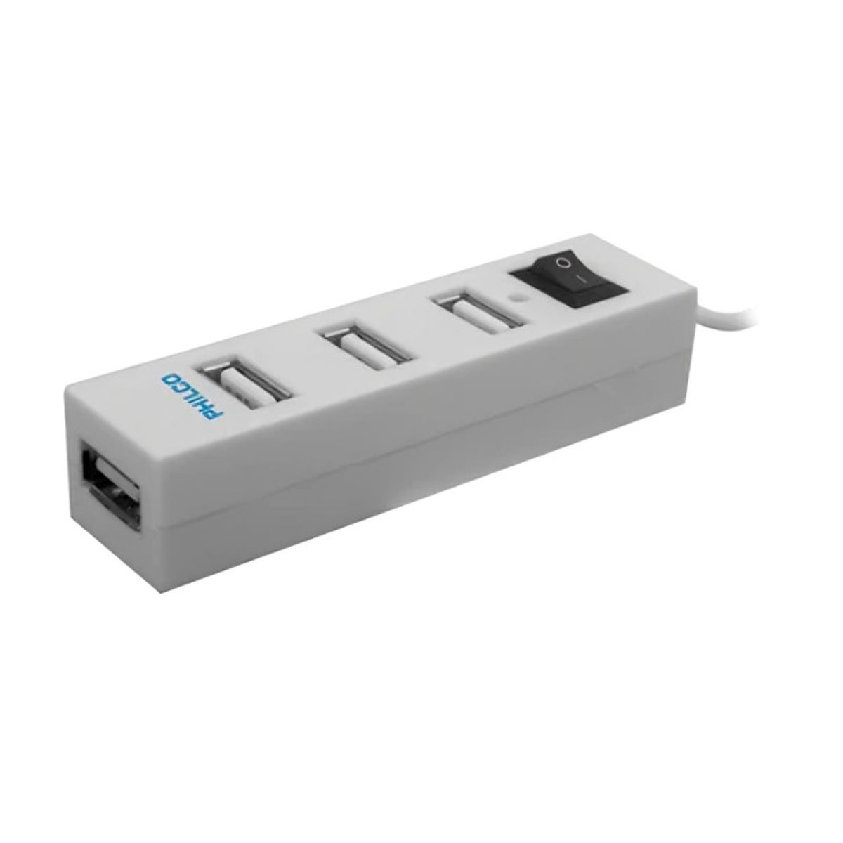 PHILCO - HUB USB 20 4 PUERTOS BLANCO PHILCO