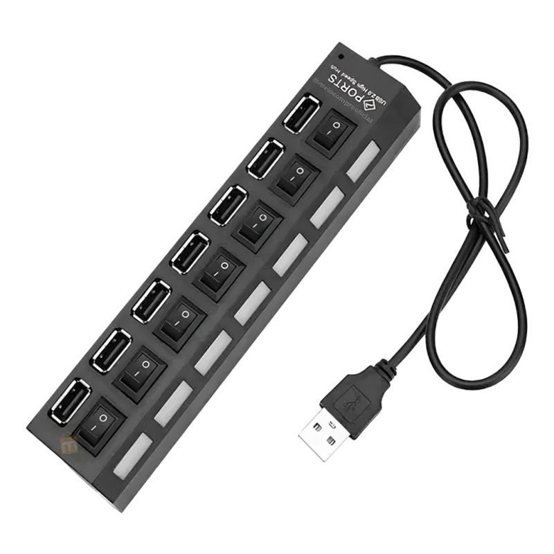 GENERICO - HUB 7 PUERTOS USB 20 500GB