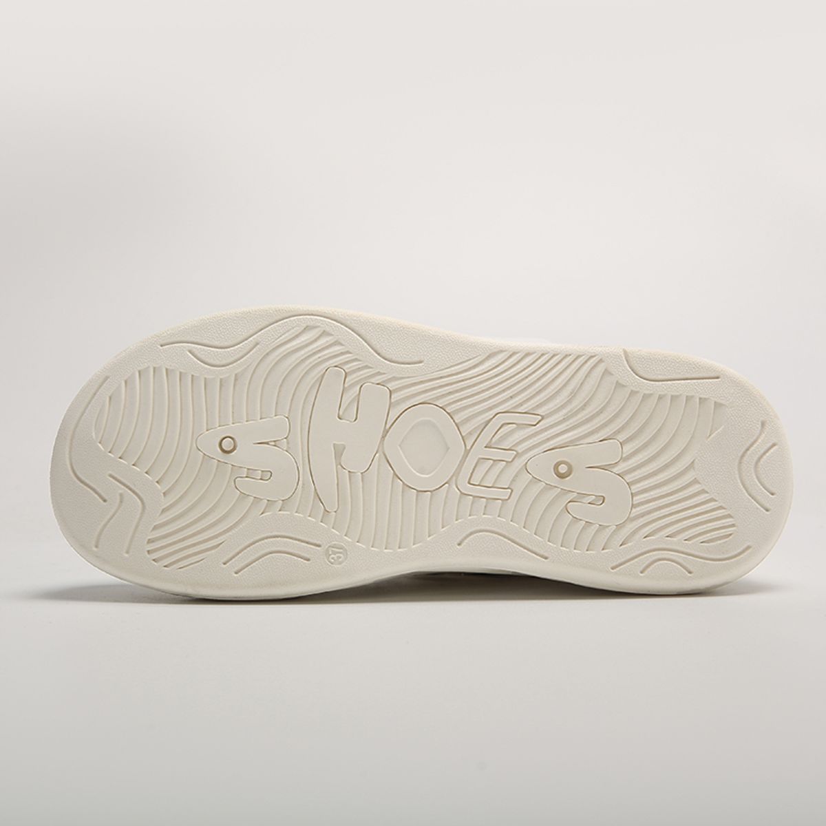 SHANDIAN - Zapatillas Plataforma Mujer Beige