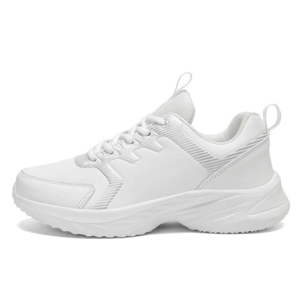SHANDIAN - Zapatillas Plataforma Mujer Blanco