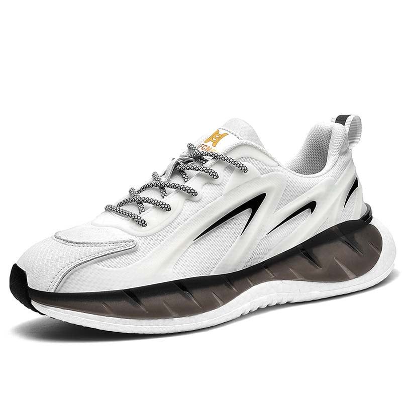 SHANDIAN - Zapatillas Running Hombre Blanco