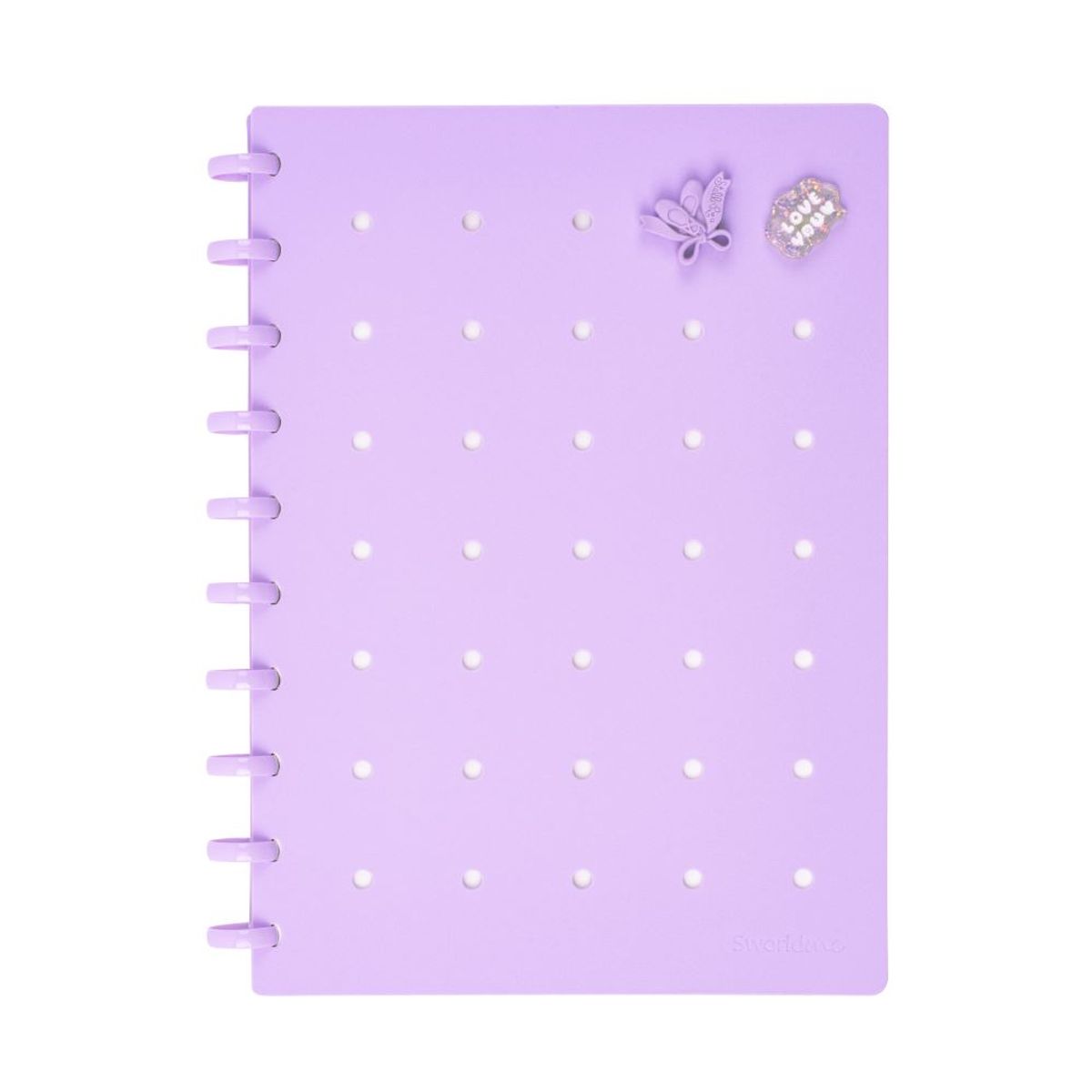 GENERICO - Cuaderno B5 c Pines Morada Anillado