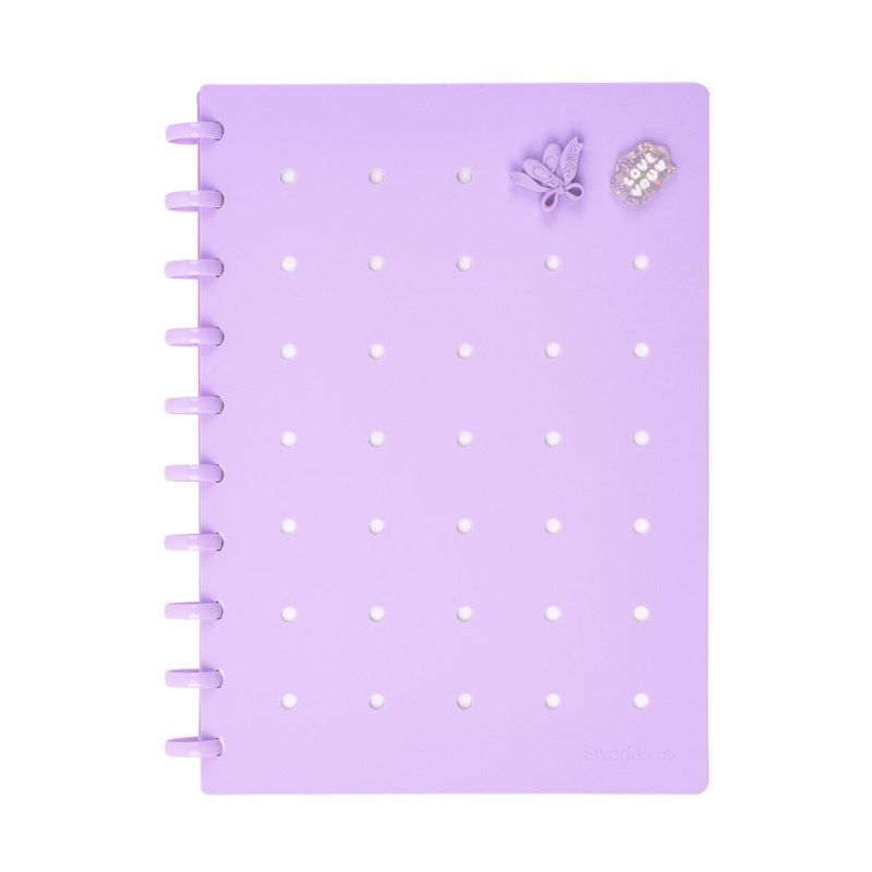 GENERICO - Cuaderno B5 c Pines Morada Anillado