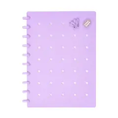 GENERICO - Cuaderno B5 c Pines Morada Anillado