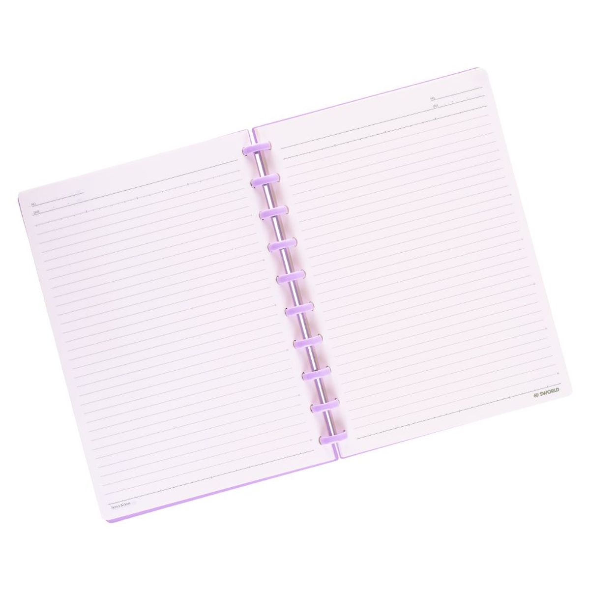 GENERICO - Cuaderno B5 c Pines Morada Anillado