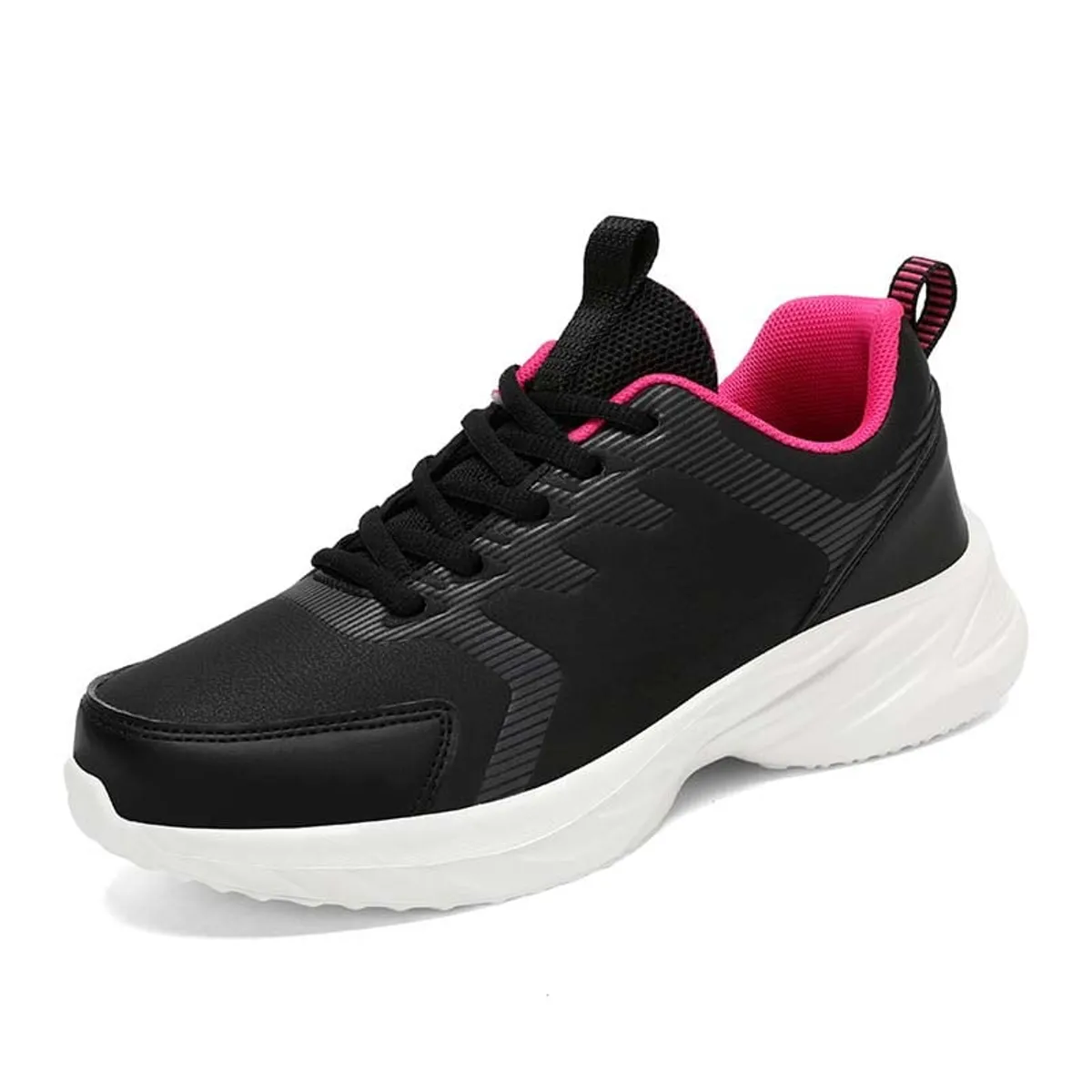 SHANDIAN - Zapatillas Plataforma Mujer Blanco