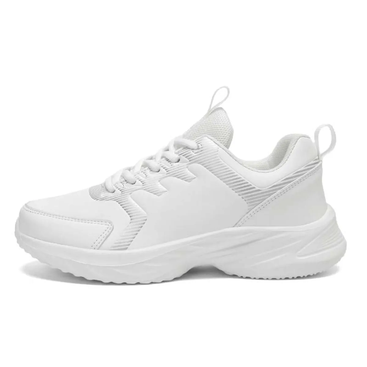 SHANDIAN - Zapatillas Plataforma Mujer Blanco