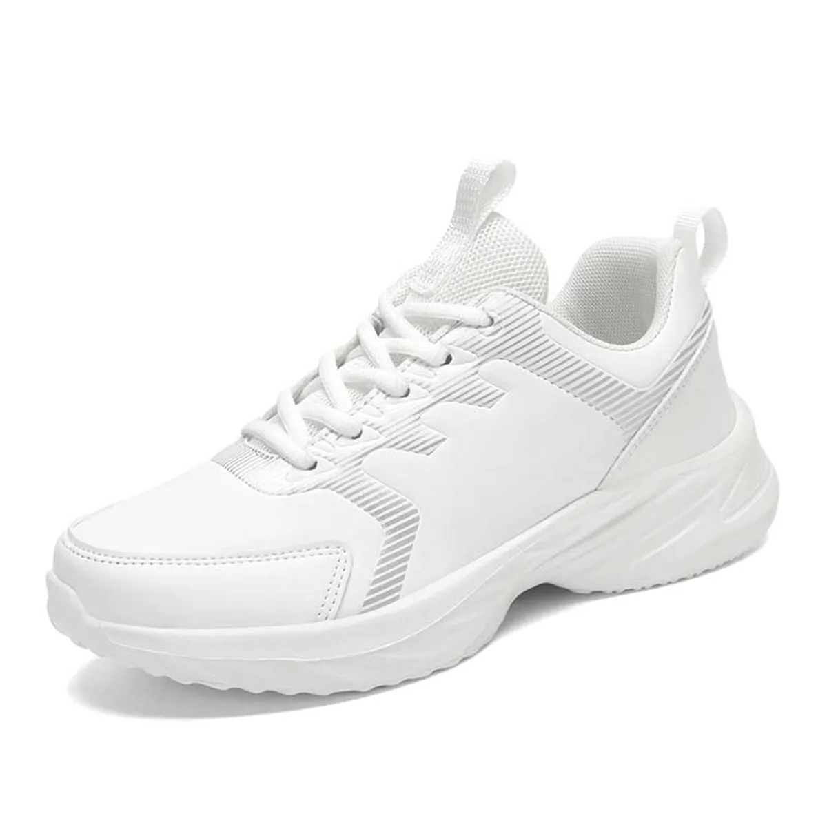 SHANDIAN - Zapatillas Plataforma Mujer Blanco