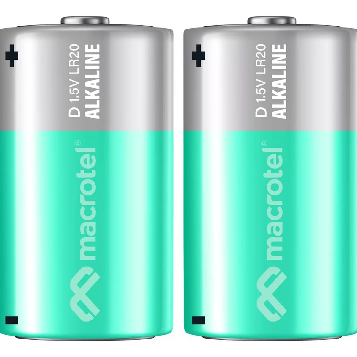 GENERICO - Pila D macrotel alcalina pack 2 unidades