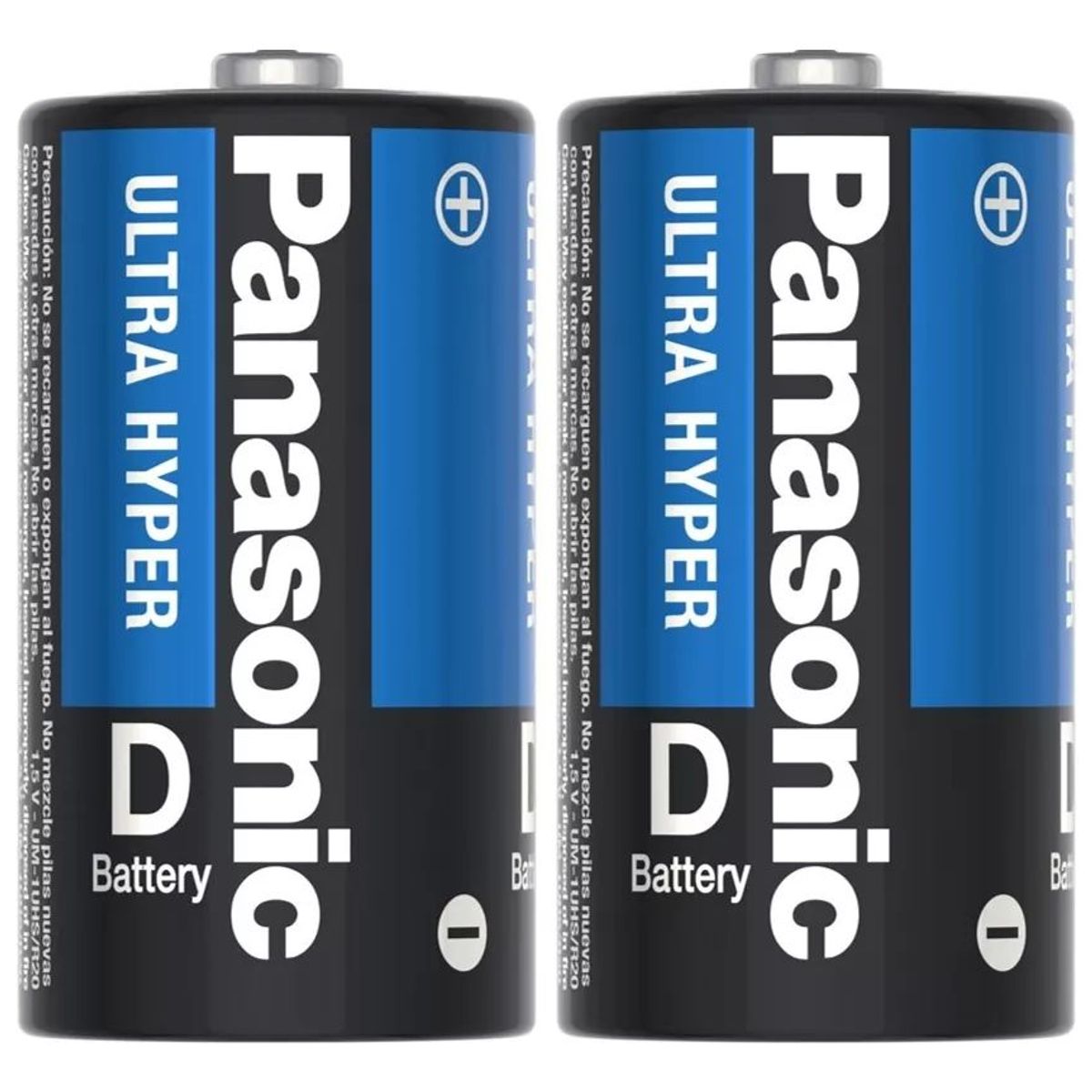 GENERICO - Pack 2 Unds pilas Panasonic D super hyper