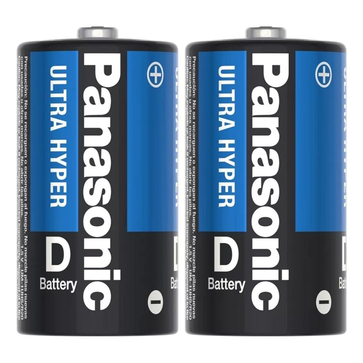 GENERICO - Pack 2 Unds pilas Panasonic D super hyper