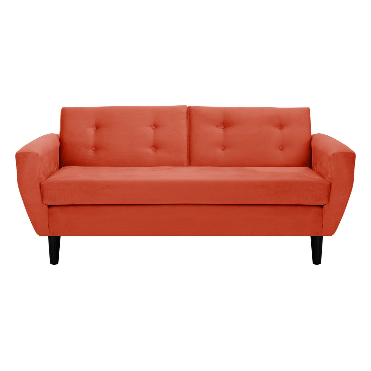 BODEVIR - Sofa Bote 3C+1+1 Felpa 00 Naranja