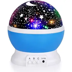 GENERICO - Lampara Led Espantacucos Proyector Luz Estrellas Mesa Niños