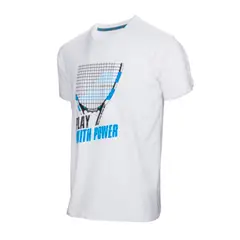 BABOLAT - POLERA DE TENIS NIÑO CORE PURE TEE