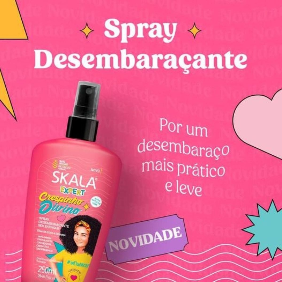 SKALA - SPRAY ACONDICIONADOR DESENREDANTE CRESPIÑO KIDS 250 G