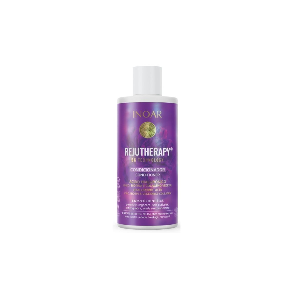 INOAR - Acondicionador Rejutherapy 5G Technology Ácido Hialurónico 400ml INOAR-