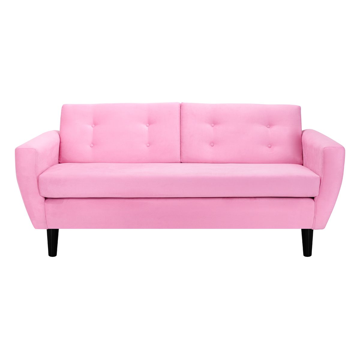 BODEVIR - Sofa Bote 3C+1+1 Felpa 00 Rosado