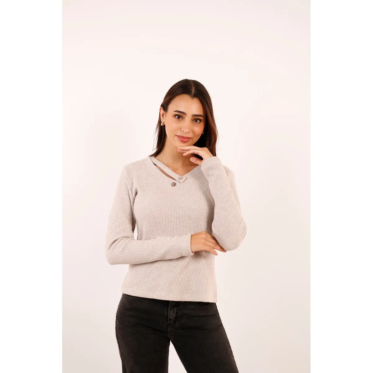 TENTATION - Sweater Canuton Ciana Beige Tentation