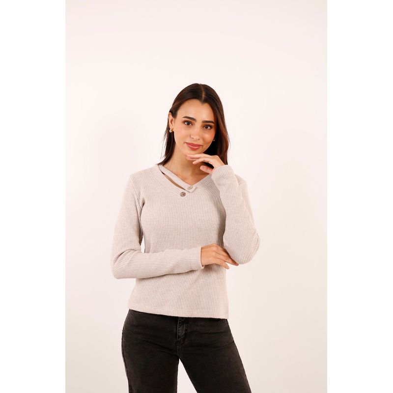 TENTATION - Sweater Canuton Ciana Beige Tentation