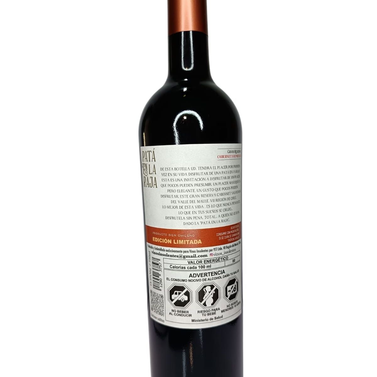 GENERICO - Vino Insolente Gran Reserva Cabernet Pata En La Raja