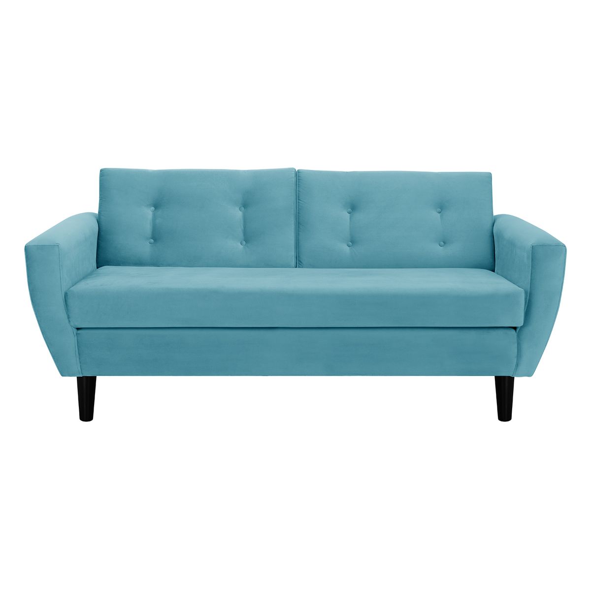 BODEVIR - Sofa Bote 3C+1+1 Felpa 00 Turquesa