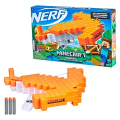 NERF - LANZADOR X MINECRAFT PILLAFERS BALLESTA