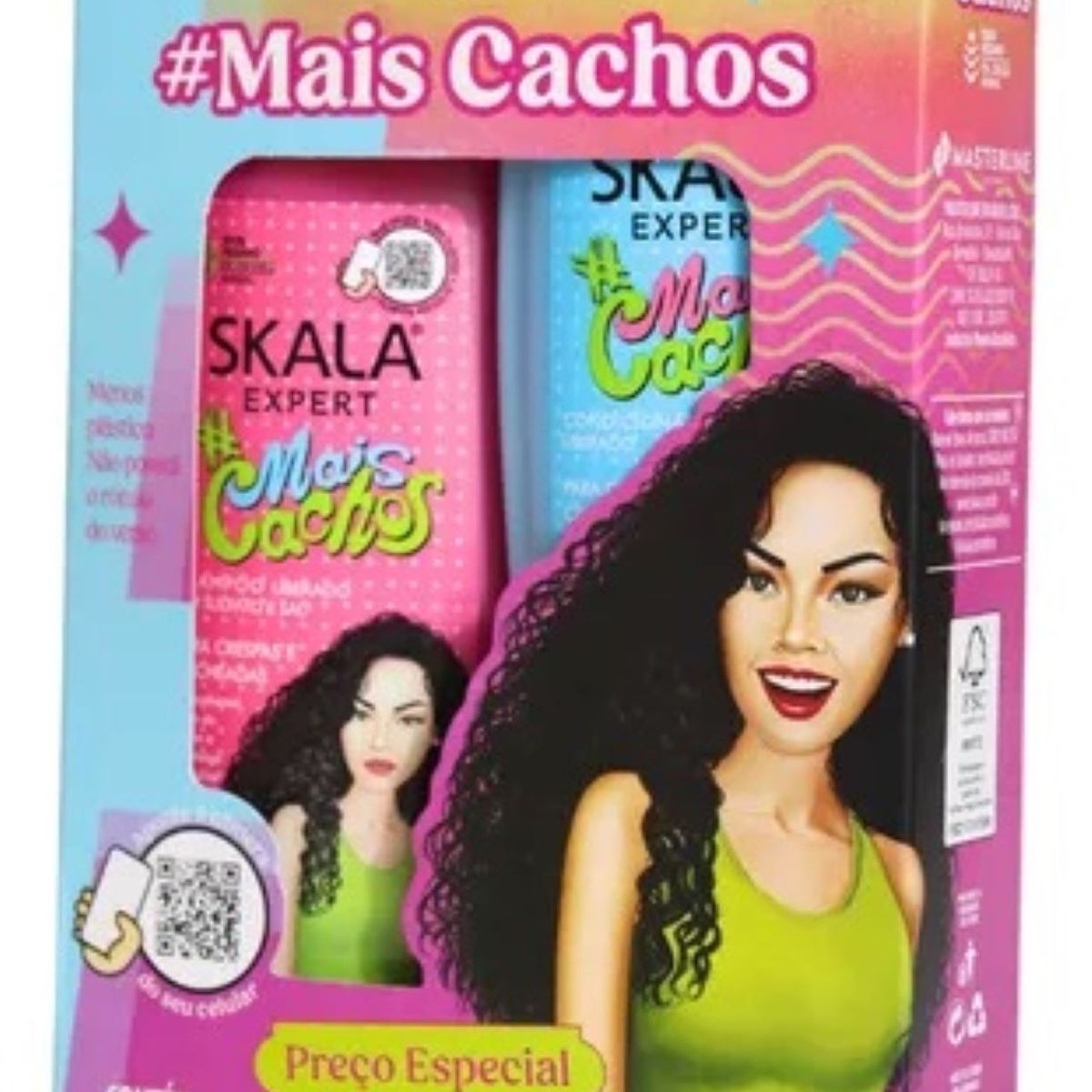 SKALA - KIT SHAMPOO Y ACOND RIZOS PERFECTOS MAIS CACHOS SKALA EXPERT 650ML