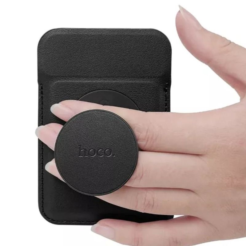 HOCO - Tarjetero Magnetico Para iPhone Con Soporte Grip - Hoco