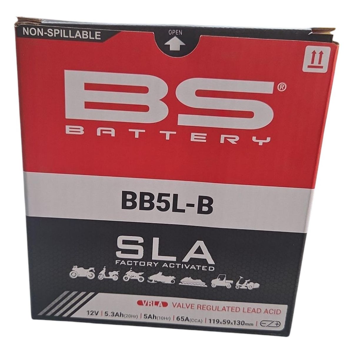GENERICO - Bateria Moto 12n5-3b / Yb5l-b / Bb5l-b / Ht5al Bs Battery