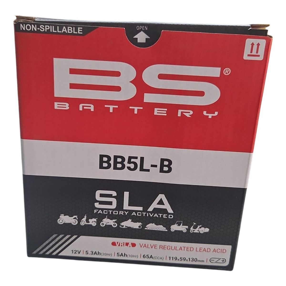 GENERICO - Bateria Moto 12n5-3b / Yb5l-b / Bb5l-b / Ht5al Bs Battery