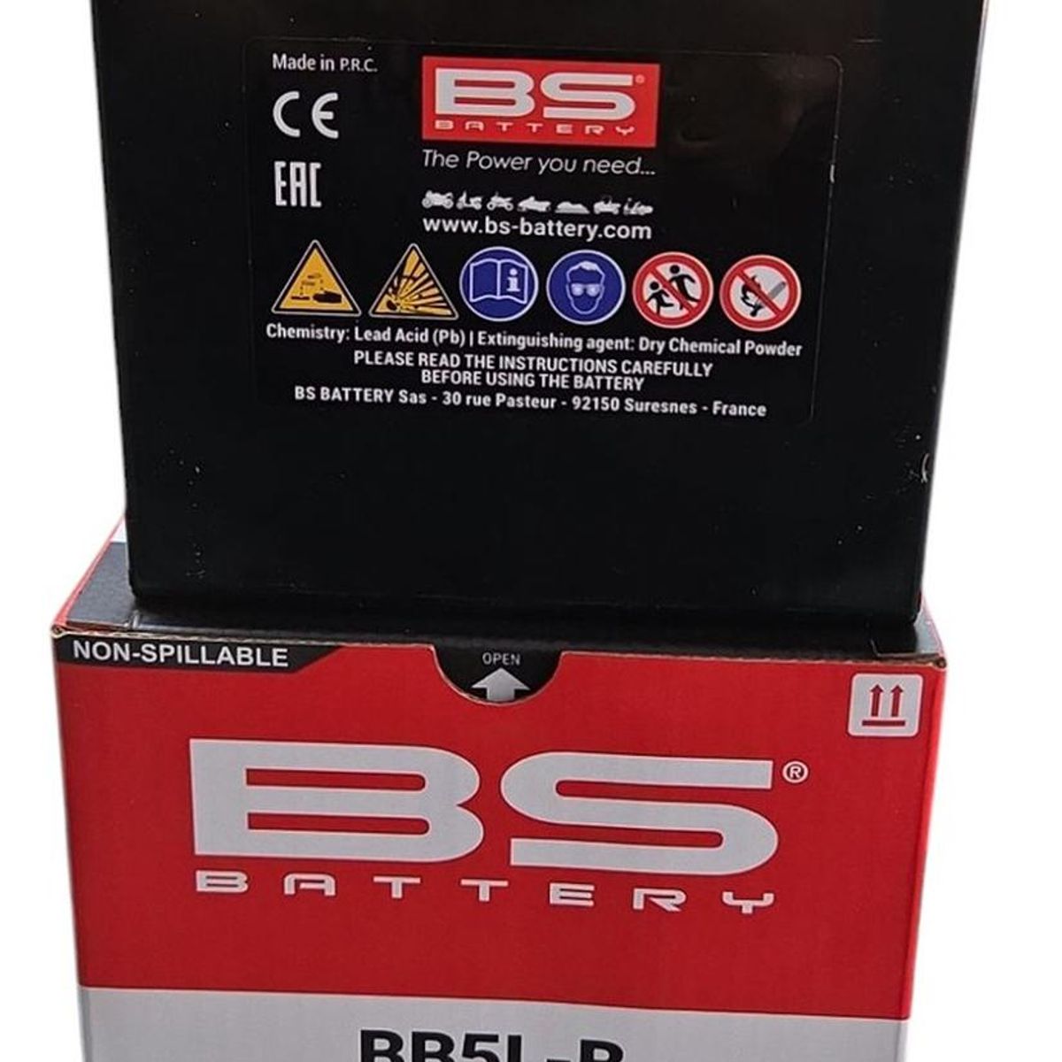 GENERICO - Bateria Moto 12n5-3b / Yb5l-b / Bb5l-b / Ht5al Bs Battery