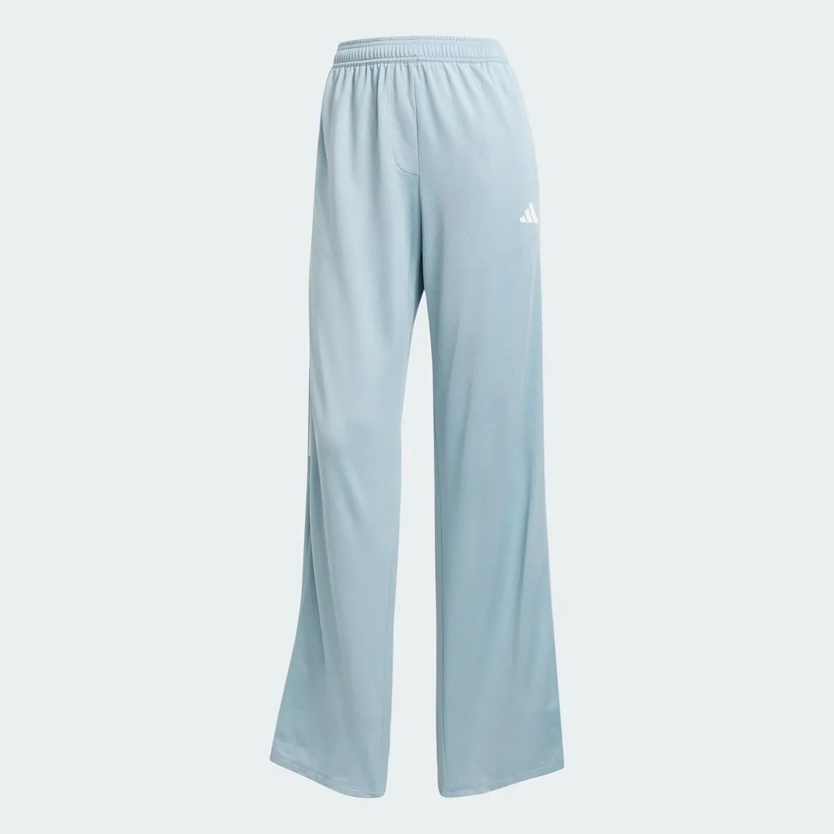 ADIDAS - Pantalón Wide Leg Malla Elástica Tiro Cut Tres Tiras