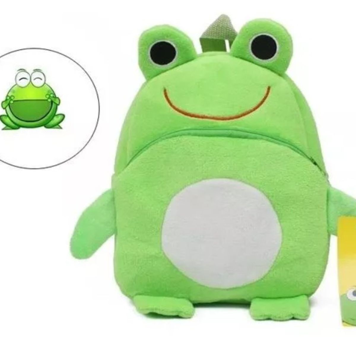 GENERICO - Mochila De Felpa Niños Pequeños Escolar Jardin Diseño Sapo