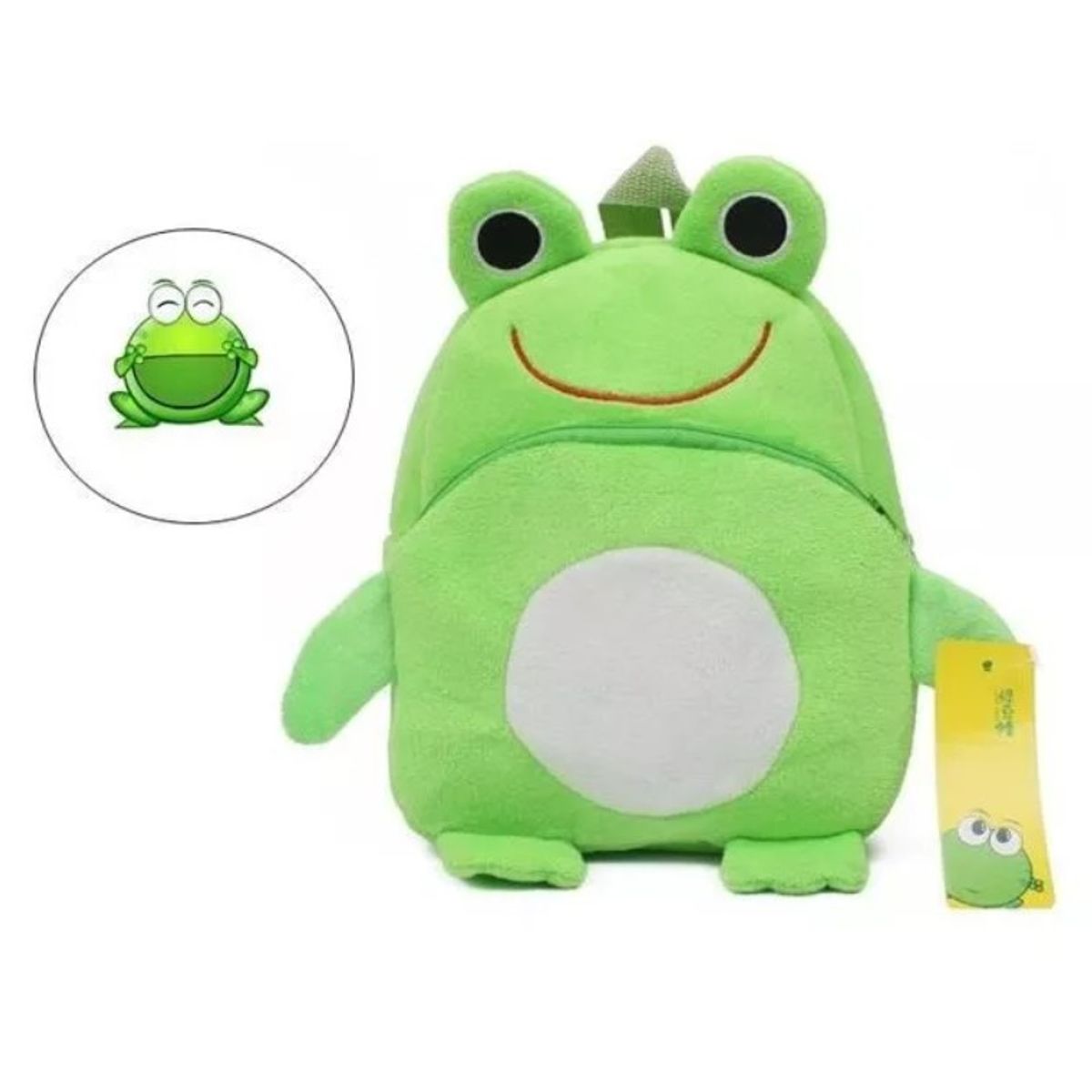 GENERICO - Mochila De Felpa Niños Pequeños Escolar Jardin Diseño Sapo