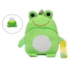 GENERICO - Mochila De Felpa Niños Pequeños Escolar Jardin Diseño Sapo