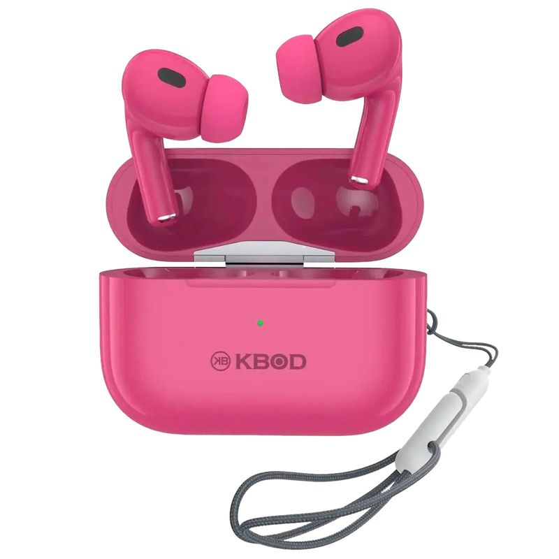 JOIGO - Audifono Inalambrico Bluettoth Manos Libres KBOD TWSC4 Fucsia