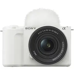 SONY - ZV-E10 II Sin Espejo Cámara Con 16-50mm Lente - Blanco