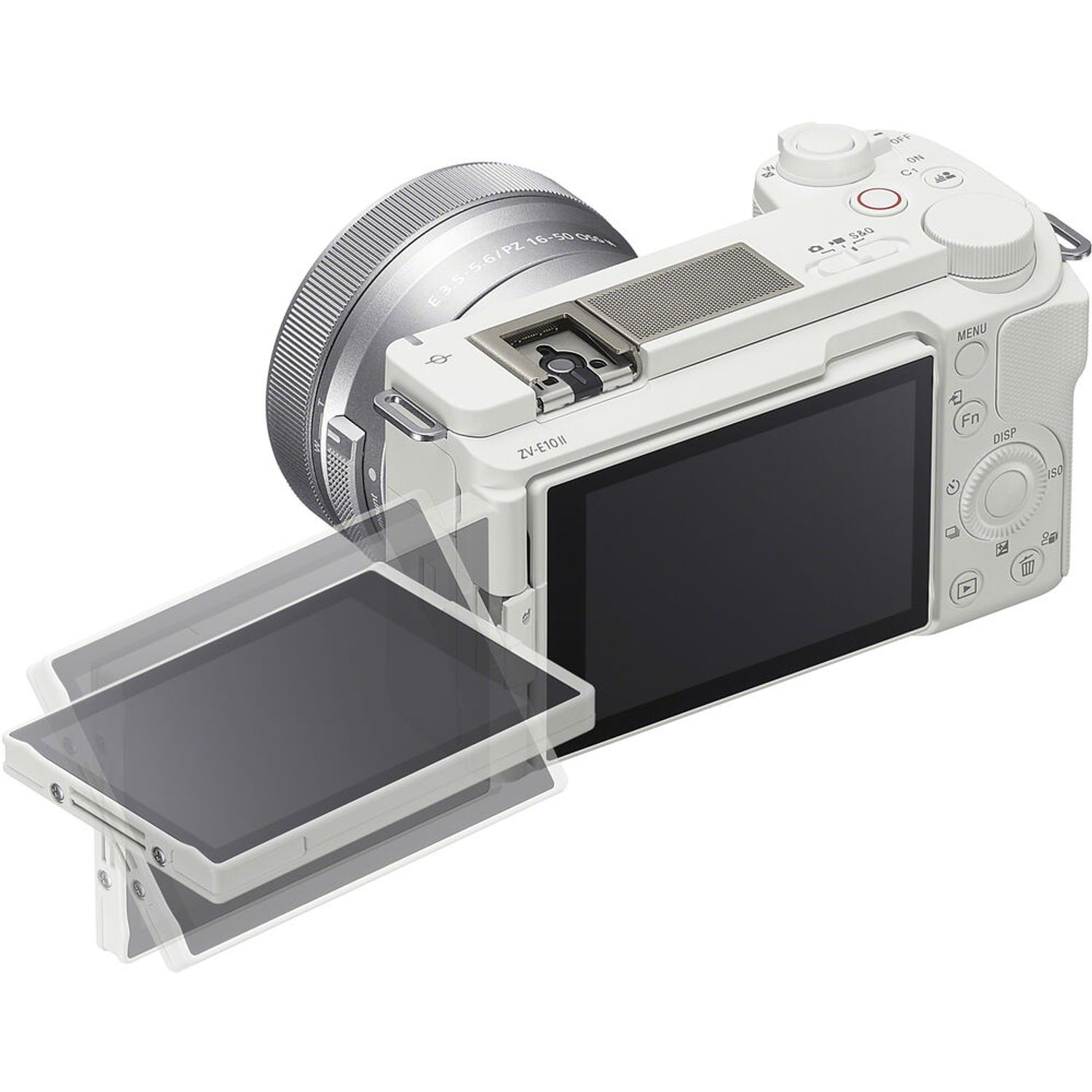 SONY ZV-E10 II ホワイト 16-50mmレンズ付き SONY Sony ZV-E10 II Sin Espejo Cámara Con 16-50mm Lente - Blanco