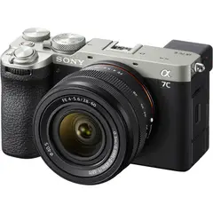 SONY - A7C II Sin Espejo Cámara Kit Con 28-60mm Lente - Plata