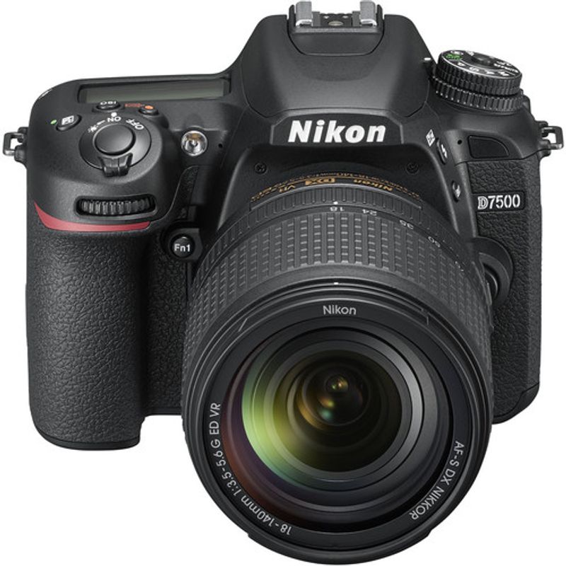 NIKON - Nikon D7500 DSLR Cámara Con 18-140mm Lente - Negro-