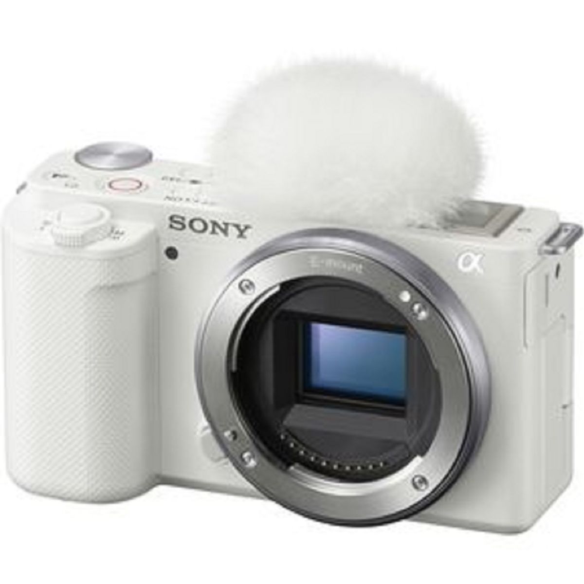 SONY - Sony ZV-E10 Sin Espejo Cámara Solo Cuerpo - Blanco