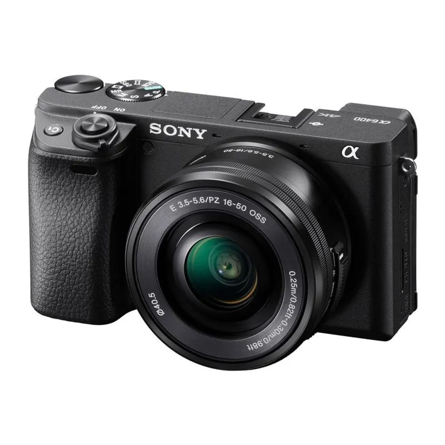 SONY Sony Alpha A6400 Sin Espejo Cámara Con 16-50mm Lente - Negro