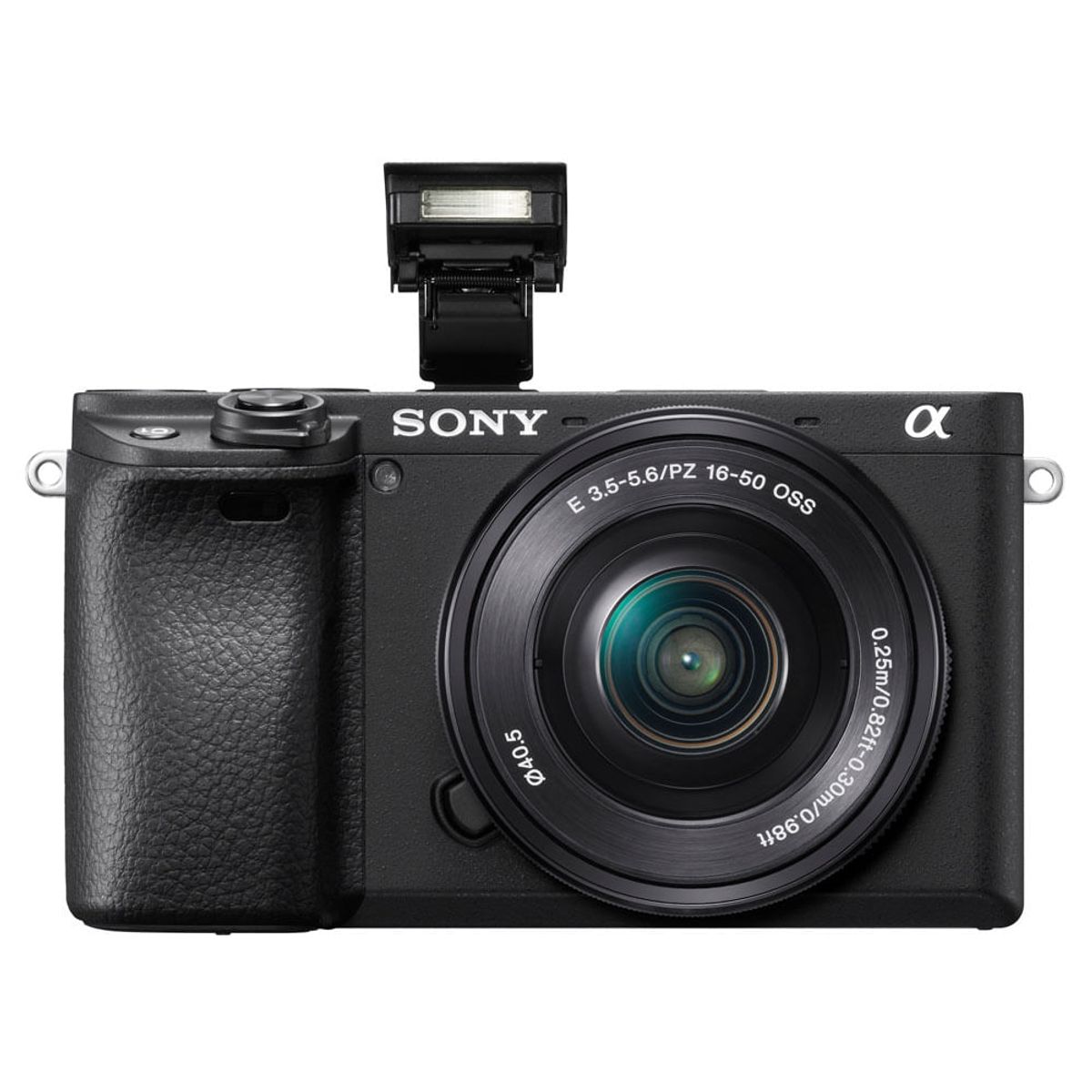 SONY - Sony Alpha A6400 Sin Espejo Cámara Con 16-50mm Lente - Negro