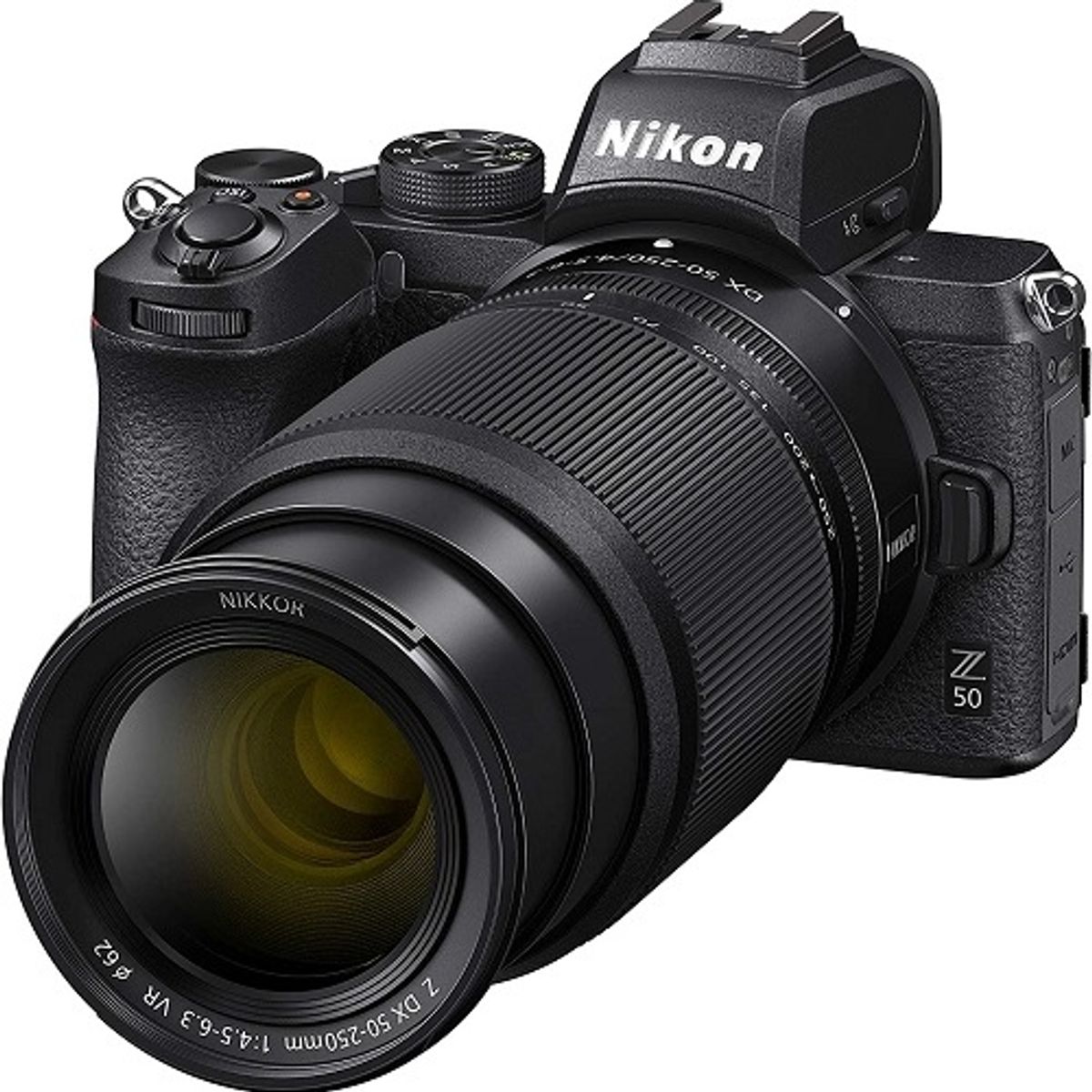 NIKON - Nikon Z50 Sin Espejo Cámara Con 16-50mm y 50-250mm Lente - Negro