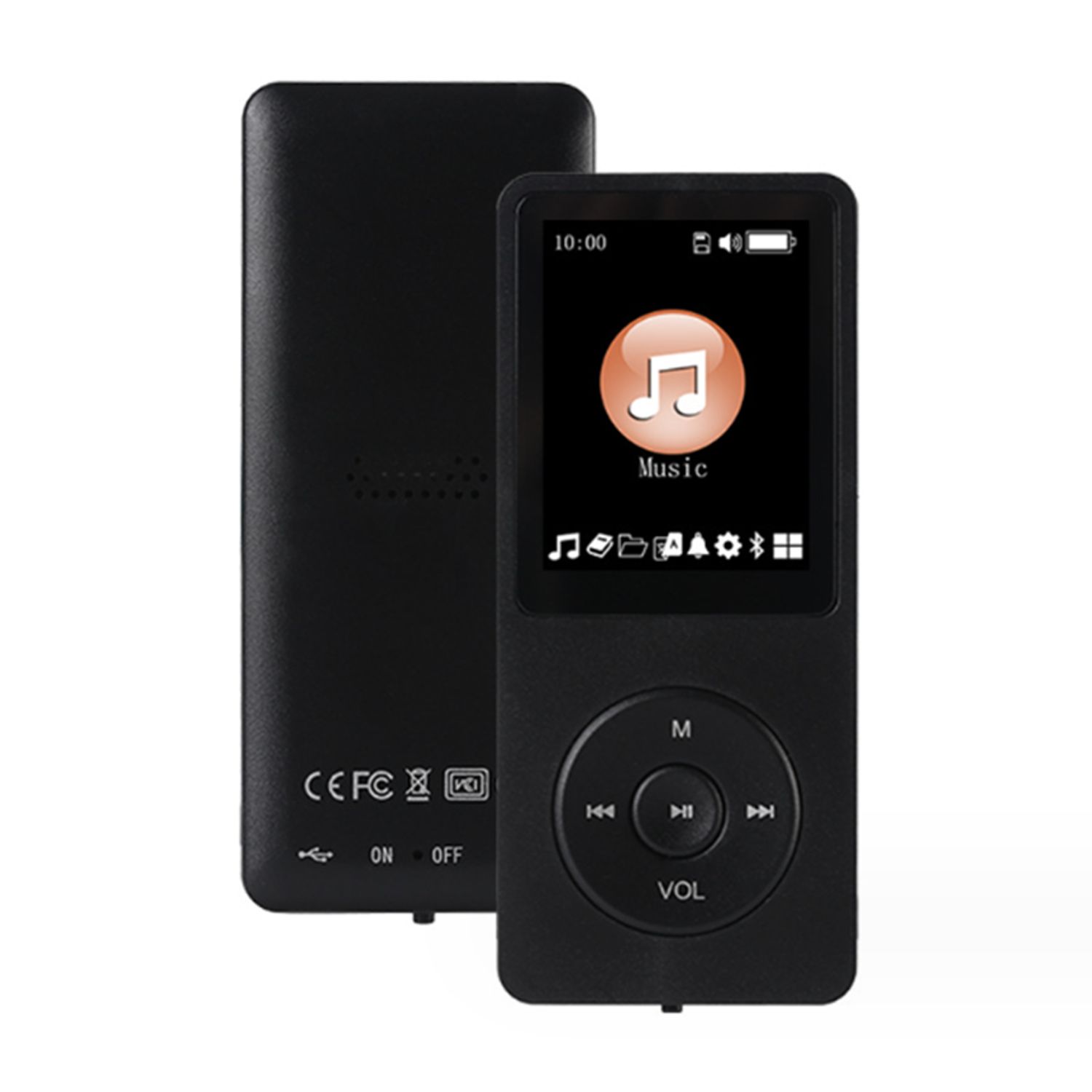 VENUS MIA Reproductor de música bluetooth mp3 16GB Negro