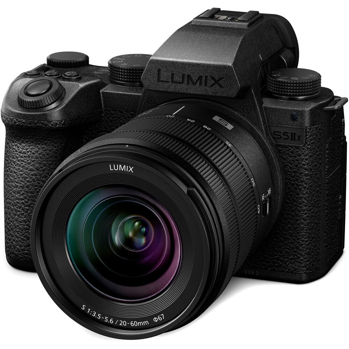 PANASONIC - Panasonic Lumix DC-S5M2X Cámara Kit Con 20-60mm Lente - Negro