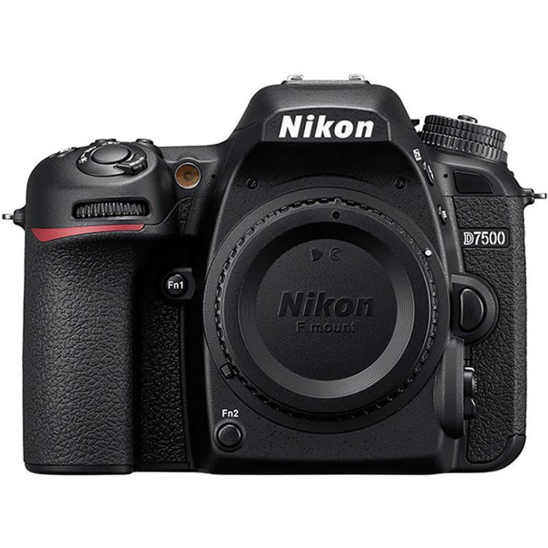 NIKON - Nikon D7500 DSLR Cámara Solo Cuerpo Caja De Kit - Negro