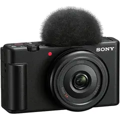 SONY - ZV-1F Vlogging Cámara - Negro