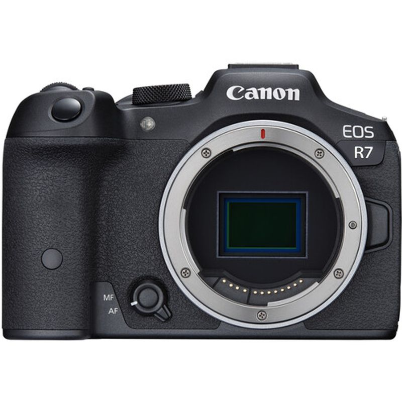 CANON - Canon EOS R7 Sin Espejo Cámara Solo Cuerpo Caja De Kit - Negro