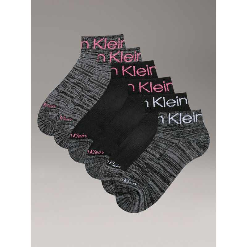 CALVIN KLEIN - Pack 6 Calcetines Cushion Quart Multicolor Calvin Klein